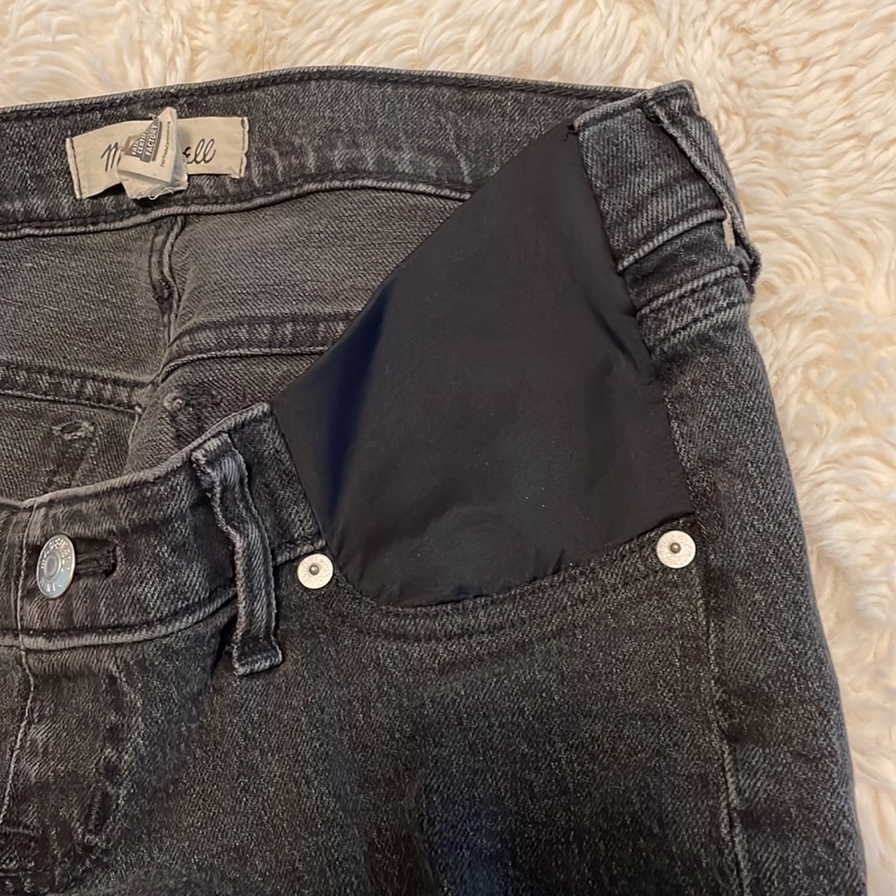 Madewell Maternity Perfect Vintage Jean - Washed Black
